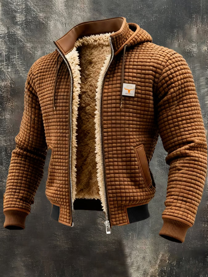RON | GIACCA RÉTRO CON CAPPUCCIO E ZIP