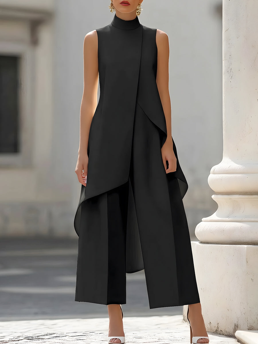 EVERLY | ELEGANTE COMPLETO A DUE PEZZI A GAMBA LARGA