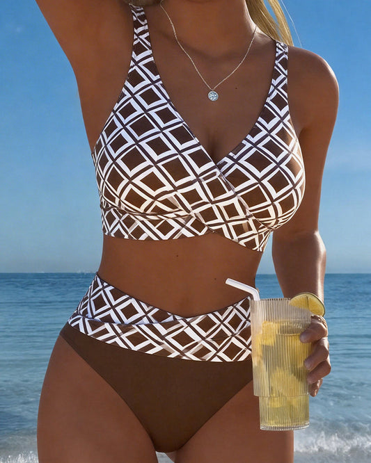 MOLLY - BIKINI DUE PEZZI CON ELEGANTE MOTIVO A DIAMANTI