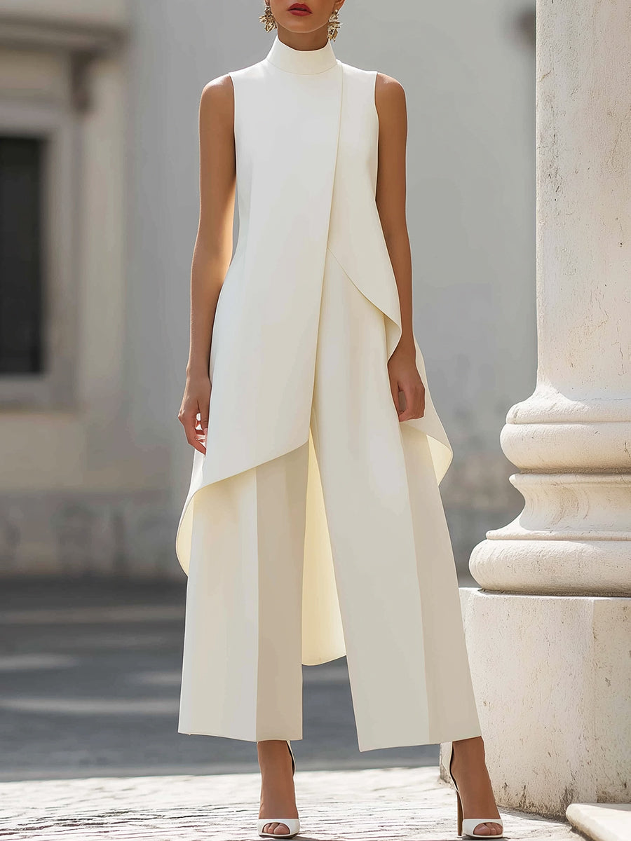 EVERLY | ELEGANTE COMPLETO A DUE PEZZI A GAMBA LARGA