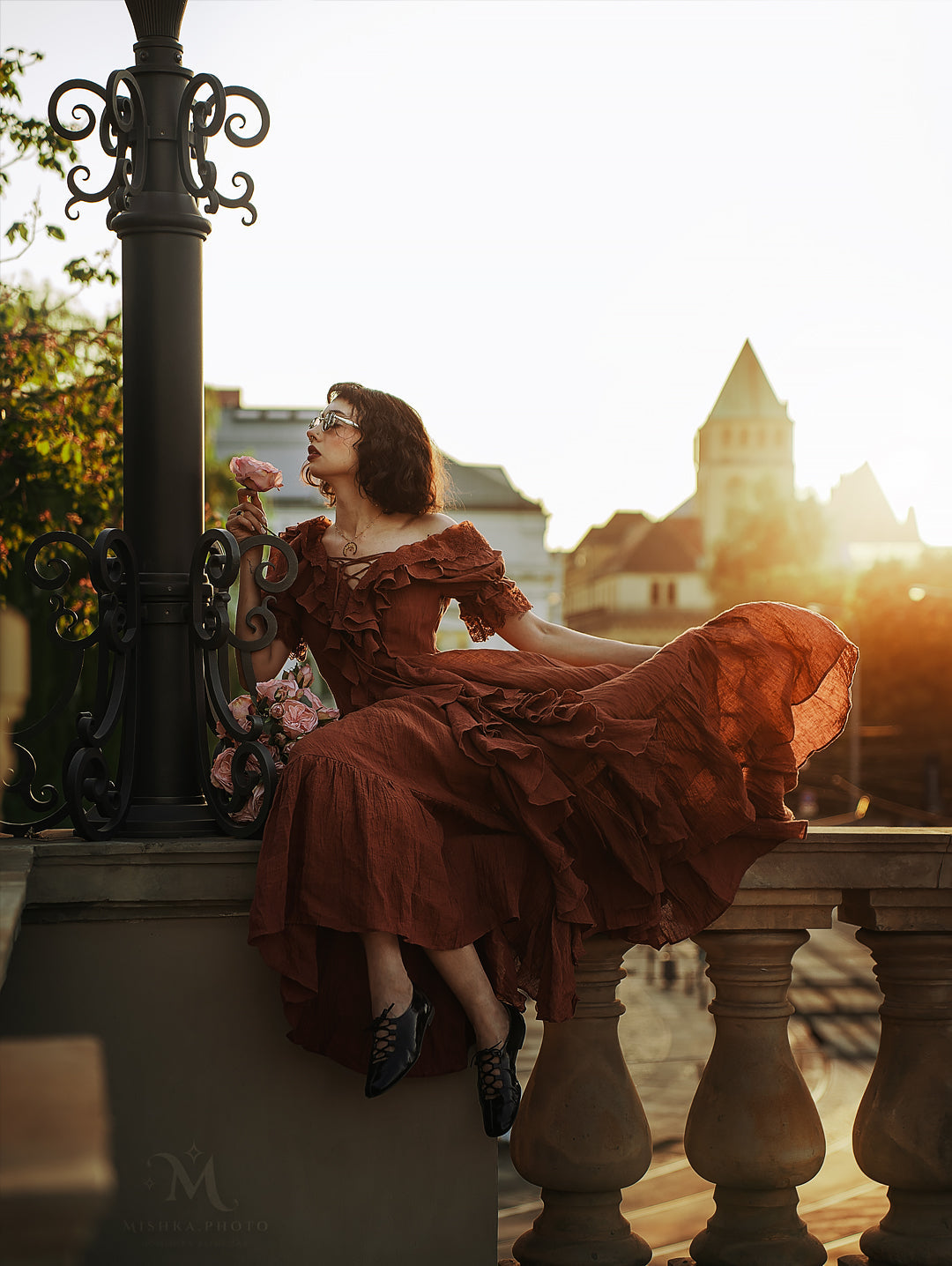 DESIREE | ABITO LUNGO MAXI IN LINO