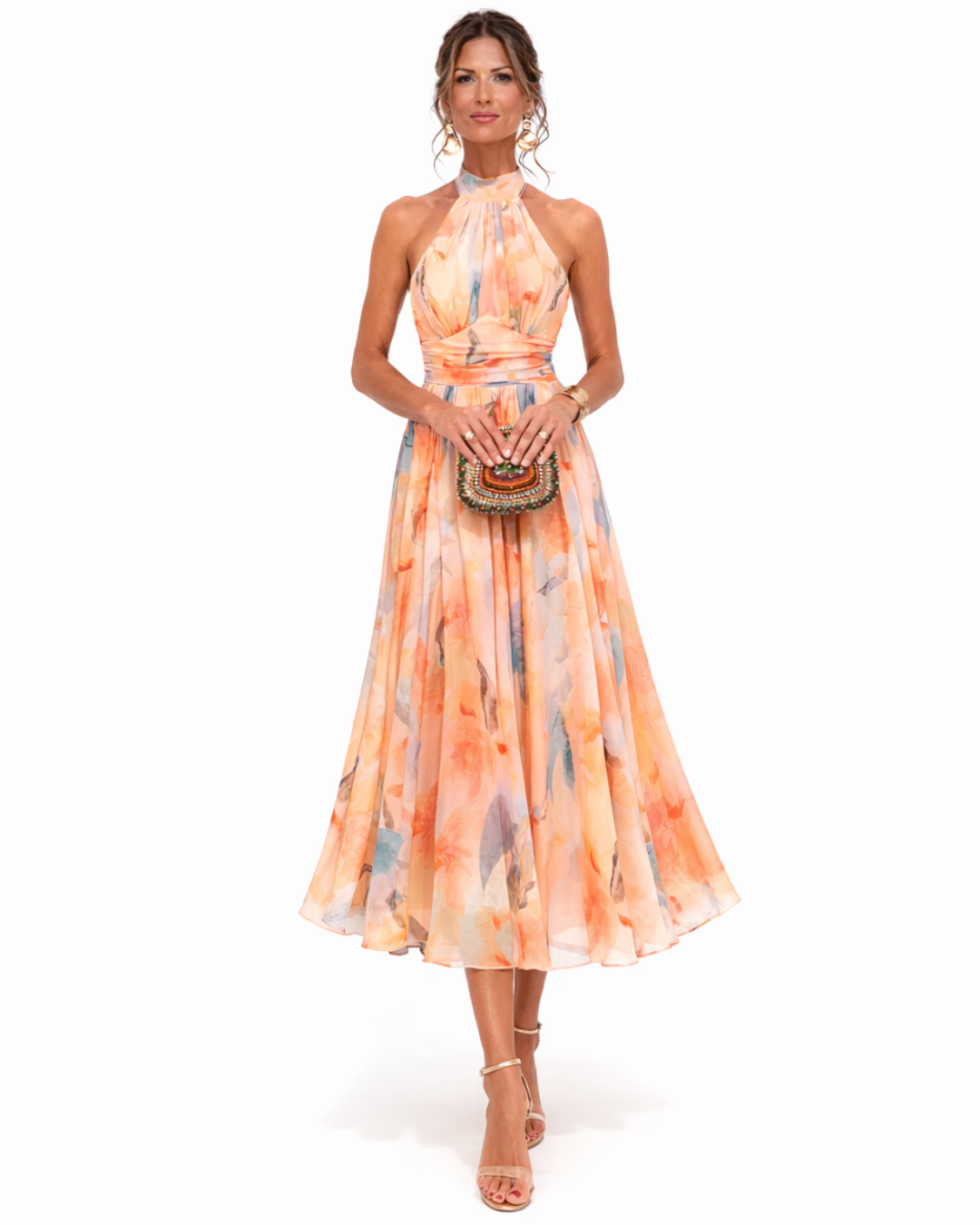 ELAINA | ABITO CON SCOLLO ALL'AMERICANA