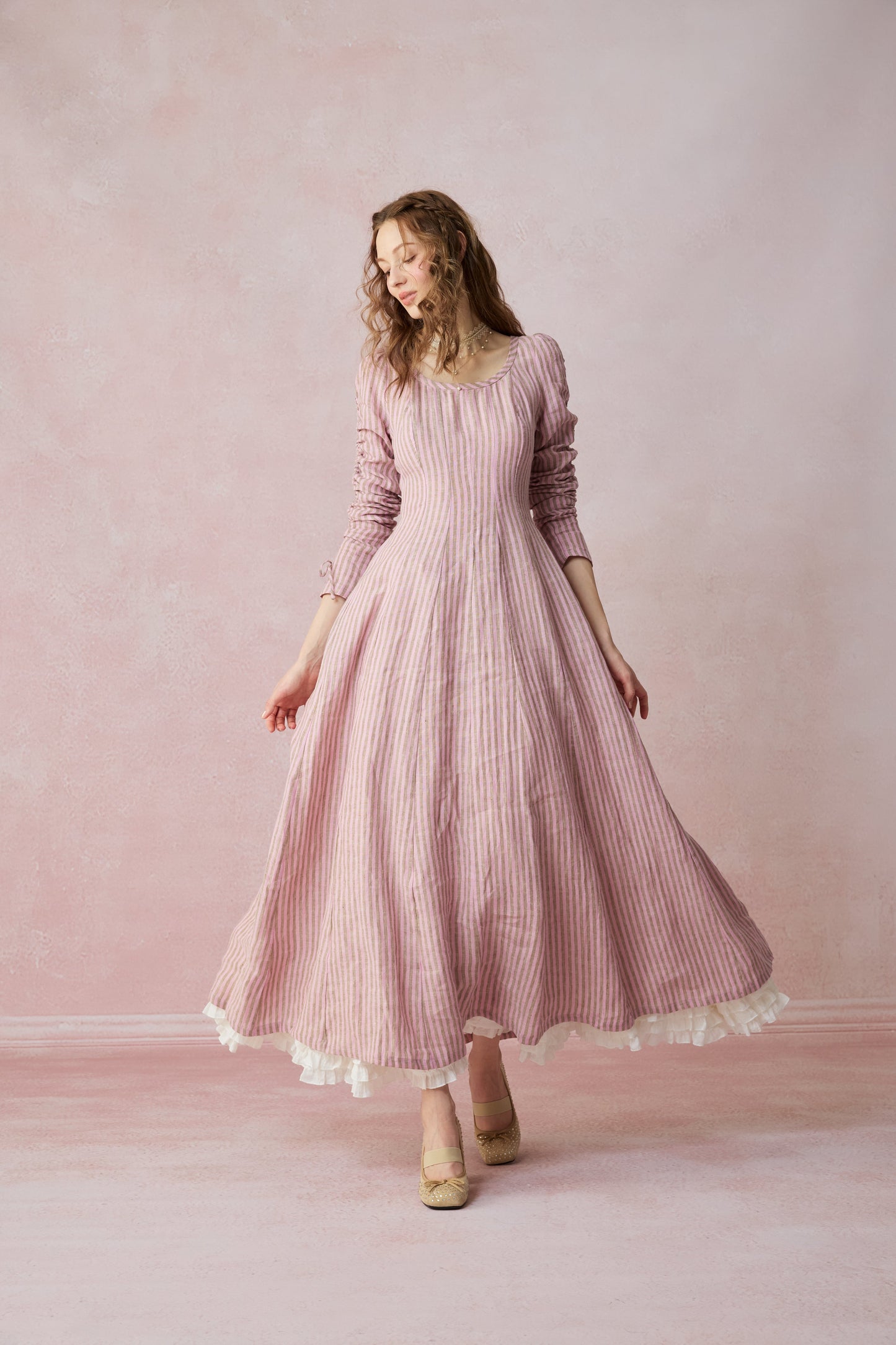 SONIA | ABITO MAXI VITTORIANO IN LINO