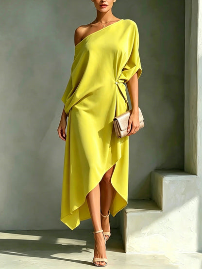 CANDICE - ELEGANTE ABITO ASIMMETRICO