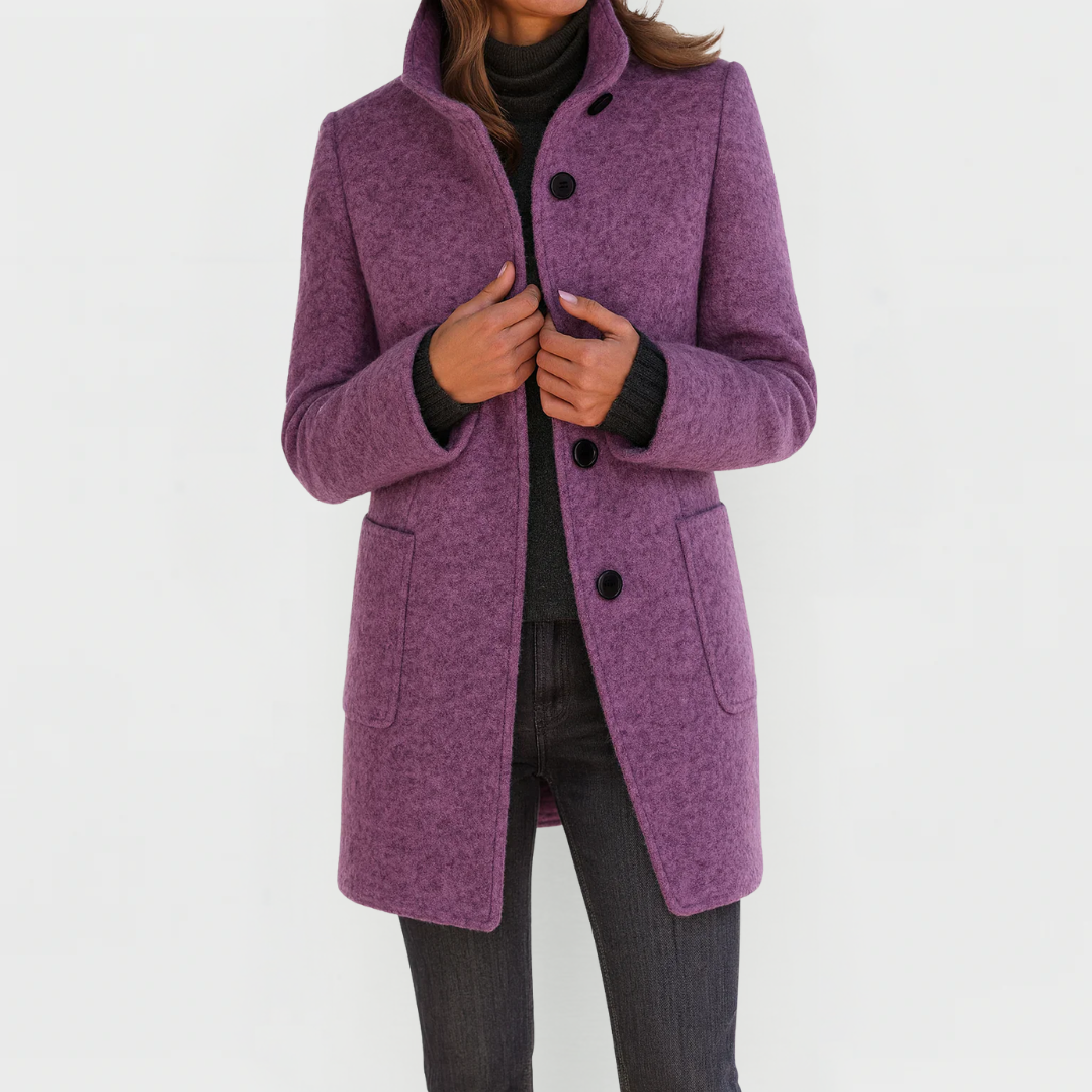 HELENA | CAPPOTTO IN LANA A TAGLIO MIDI