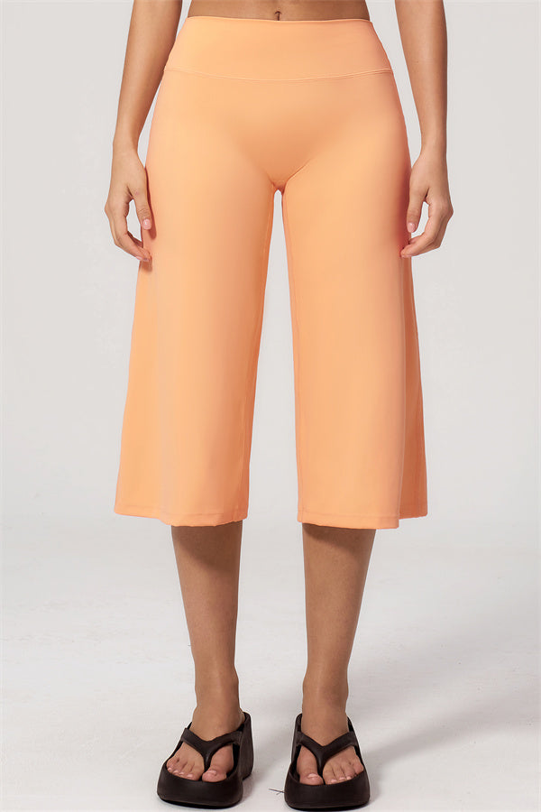 NARISSA - COMPLETO 2 PEZZI CON TOP A CANOTTA E PANTALONI CROP A GAMBA LARGA