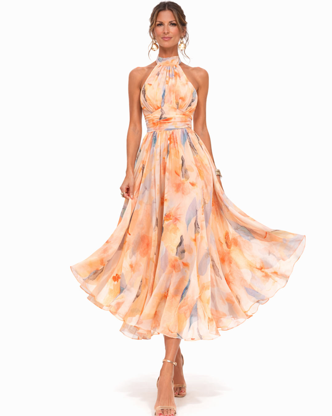 ELAINA | ABITO CON SCOLLO ALL'AMERICANA