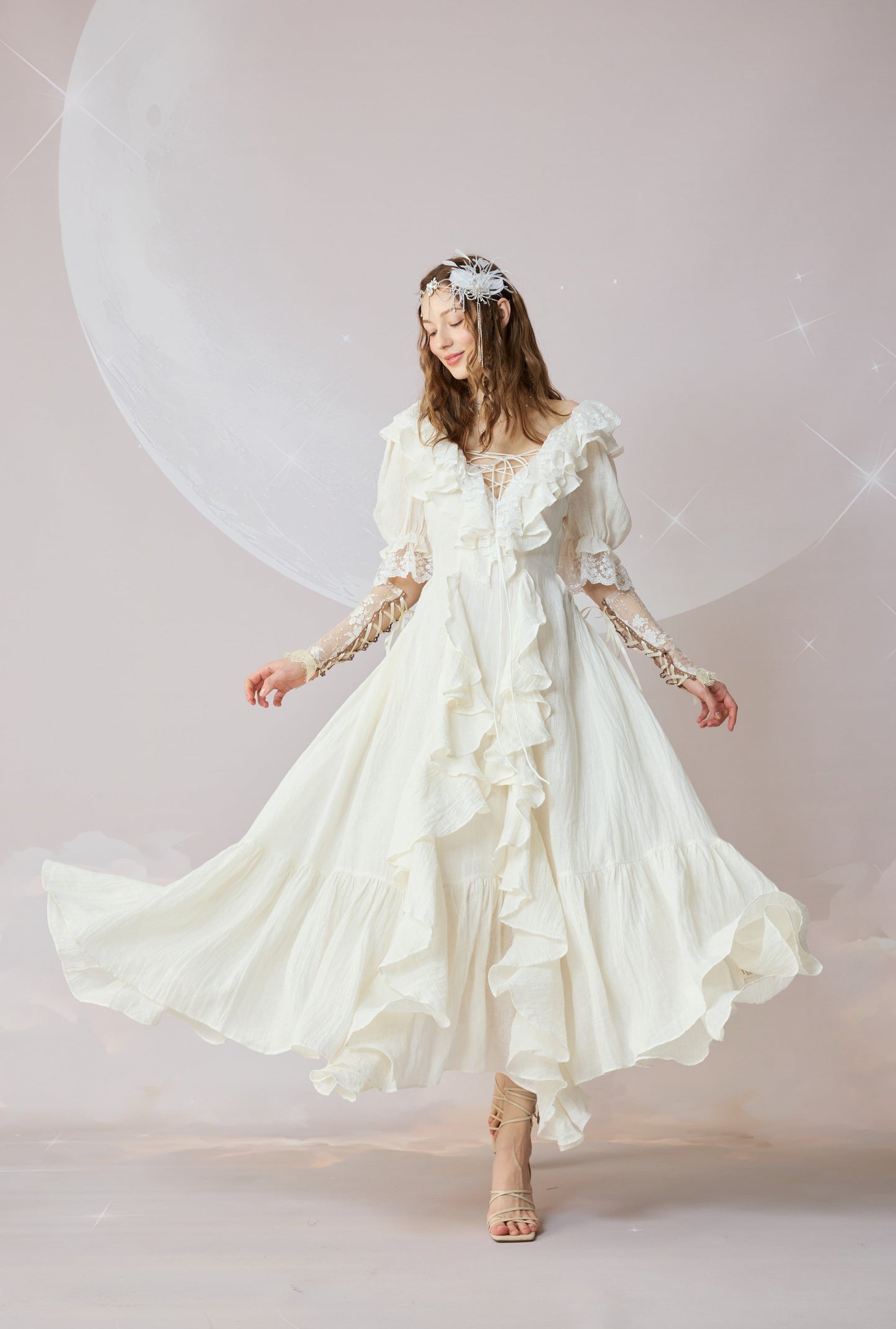 DESIREE | ABITO LUNGO MAXI IN LINO