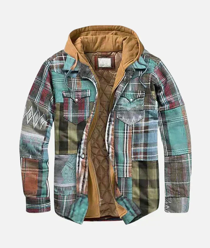 THOMAS | GIACCA PATCHWORK A QUADRI