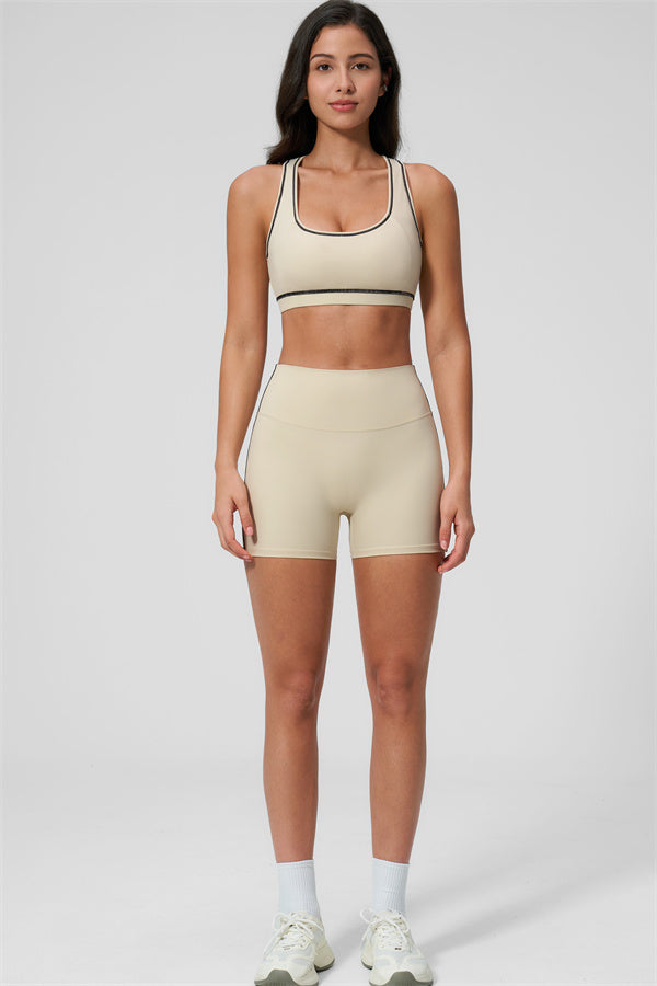 MHEL - SET 2 PEZZI VENUS CON REGGISENO SPORTIVO E SHORTS