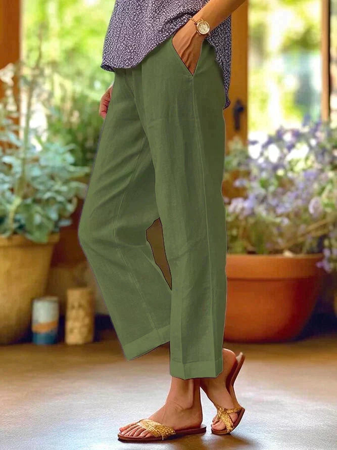 NATALIE™ - PANTALONI DI LINO ESTIVI DA DONNA