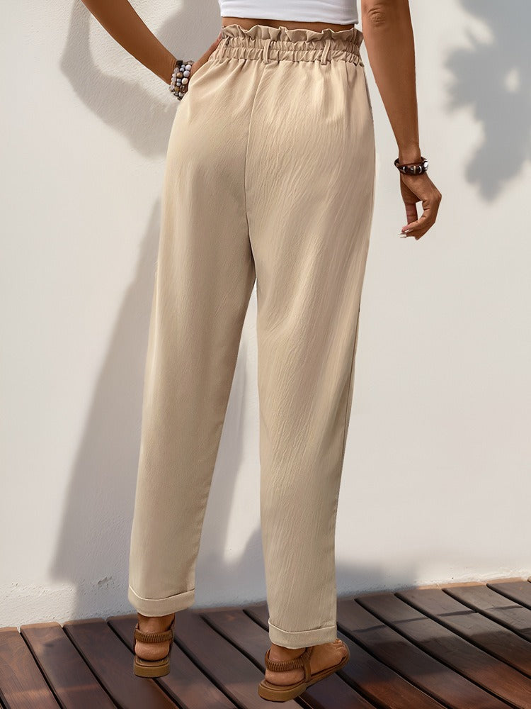 DAWSON | PANTALON FUSELÉ À TAILLE HAUTE