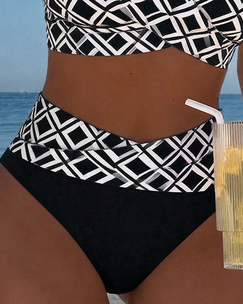 MOLLY | BIKINI DUE PEZZI CON ELEGANTE MOTIVO A DIAMANTI