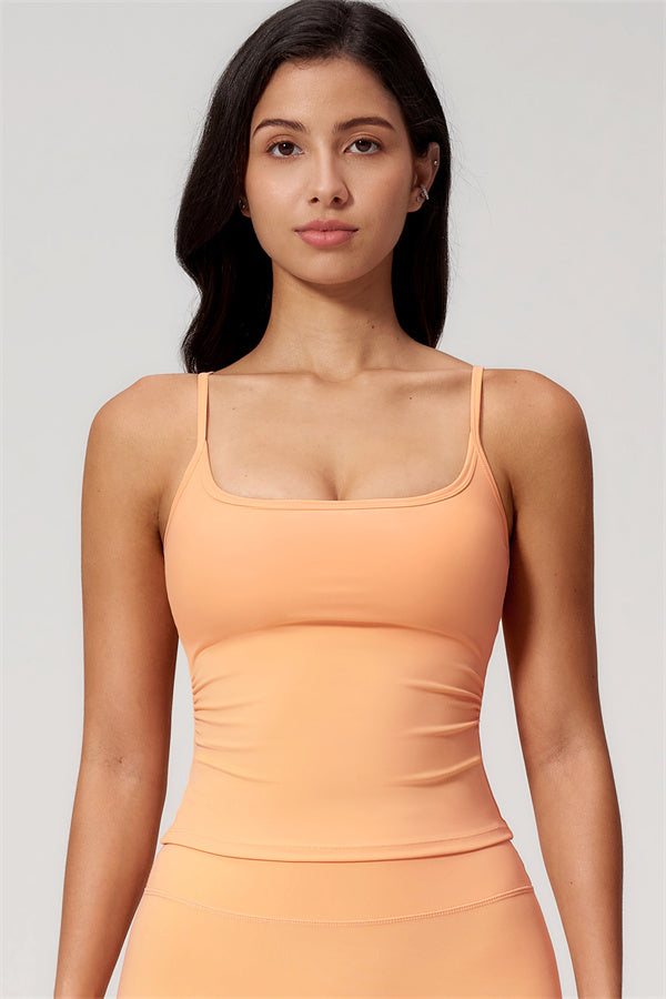 NARISSA - COMPLETO 2 PEZZI CON TOP A CANOTTA E PANTALONI CROP A GAMBA LARGA