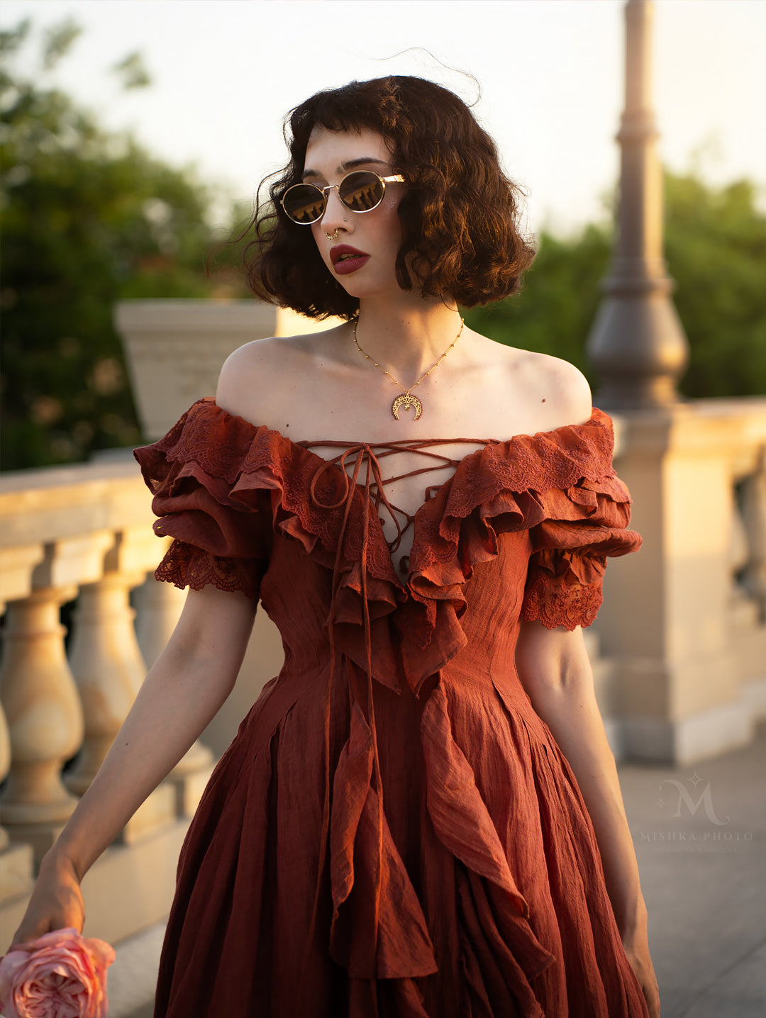 DESIREE | ABITO LUNGO MAXI IN LINO