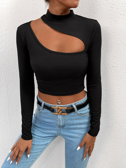 JYRA | CROP TOP À MANCHES LONGUES