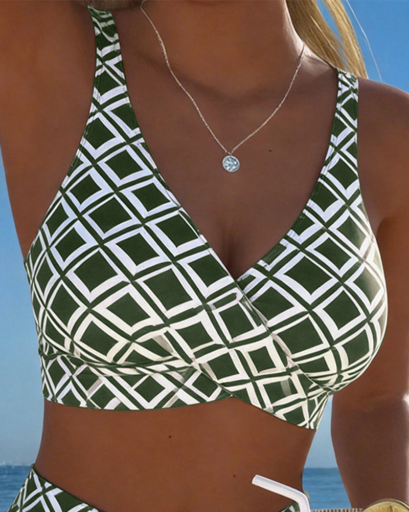 MOLLY | BIKINI DUE PEZZI CON ELEGANTE MOTIVO A DIAMANTI