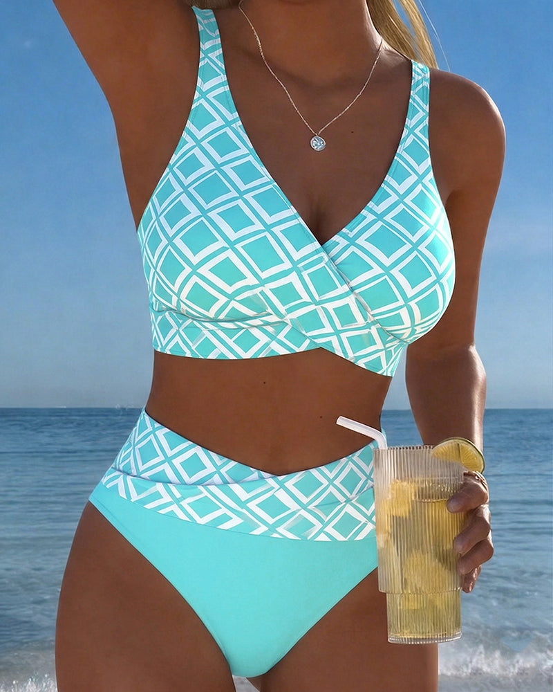 MOLLY | BIKINI DUE PEZZI CON ELEGANTE MOTIVO A DIAMANTI