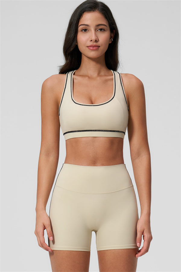 MHEL - SET 2 PEZZI VENUS CON REGGISENO SPORTIVO E SHORTS