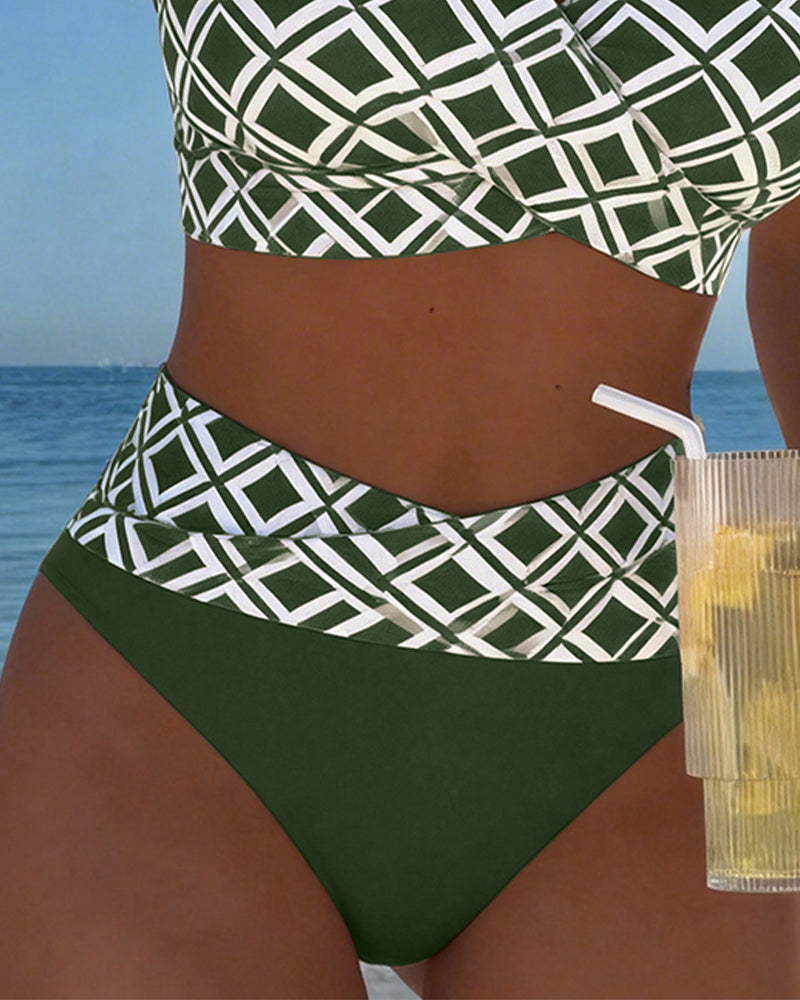 MOLLY | BIKINI DUE PEZZI CON ELEGANTE MOTIVO A DIAMANTI