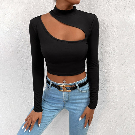 JYRA | CROP TOP À MANCHES LONGUES