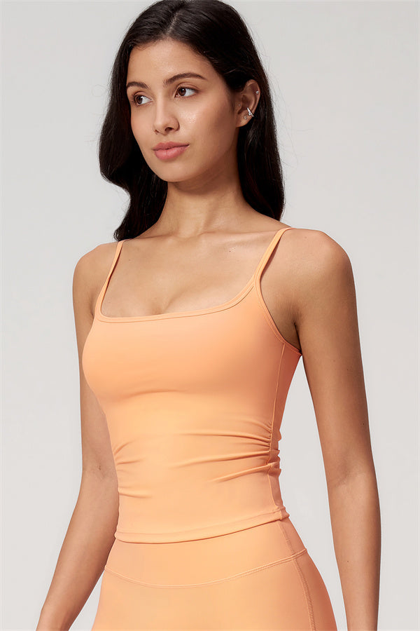 NARISSA - COMPLETO 2 PEZZI CON TOP A CANOTTA E PANTALONI CROP A GAMBA LARGA