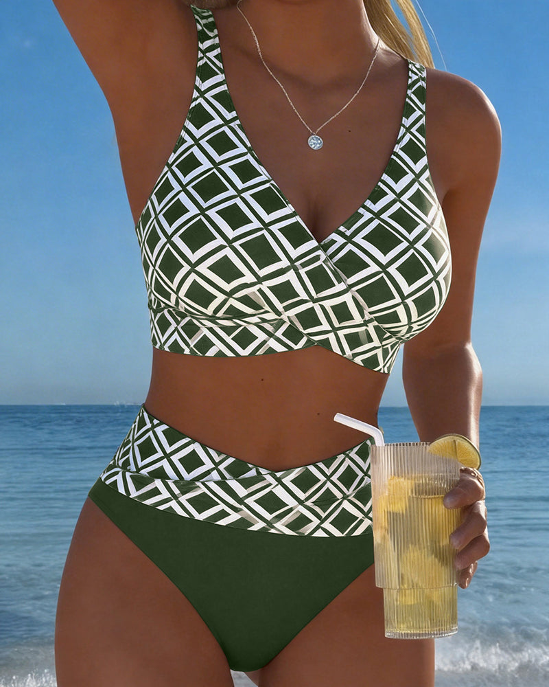 MOLLY | BIKINI DUE PEZZI CON ELEGANTE MOTIVO A DIAMANTI