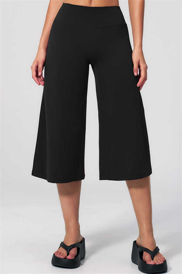 NARISSA - COMPLETO 2 PEZZI CON TOP A CANOTTA E PANTALONI CROP A GAMBA LARGA