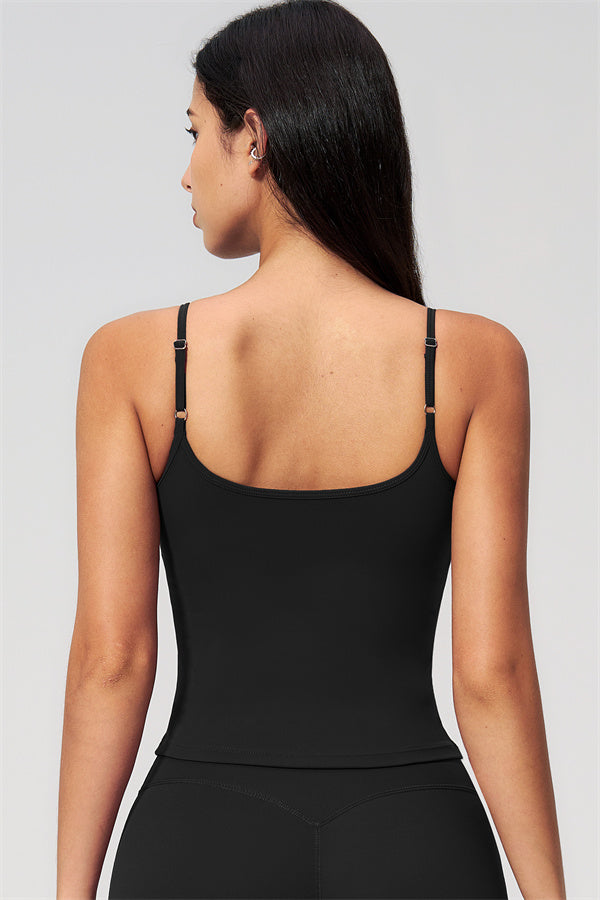 NARISSA - COMPLETO 2 PEZZI CON TOP A CANOTTA E PANTALONI CROP A GAMBA LARGA