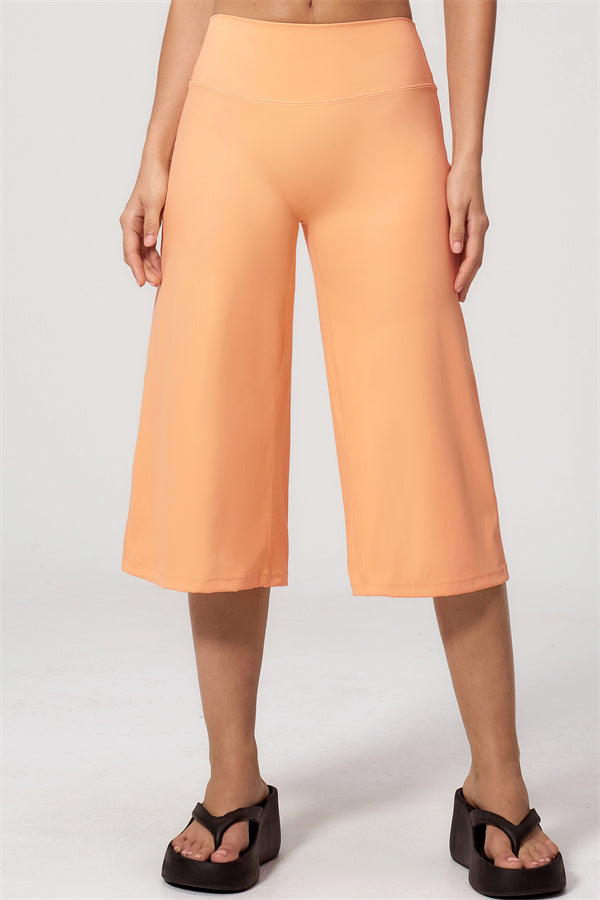 NARISSA - COMPLETO 2 PEZZI CON TOP A CANOTTA E PANTALONI CROP A GAMBA LARGA