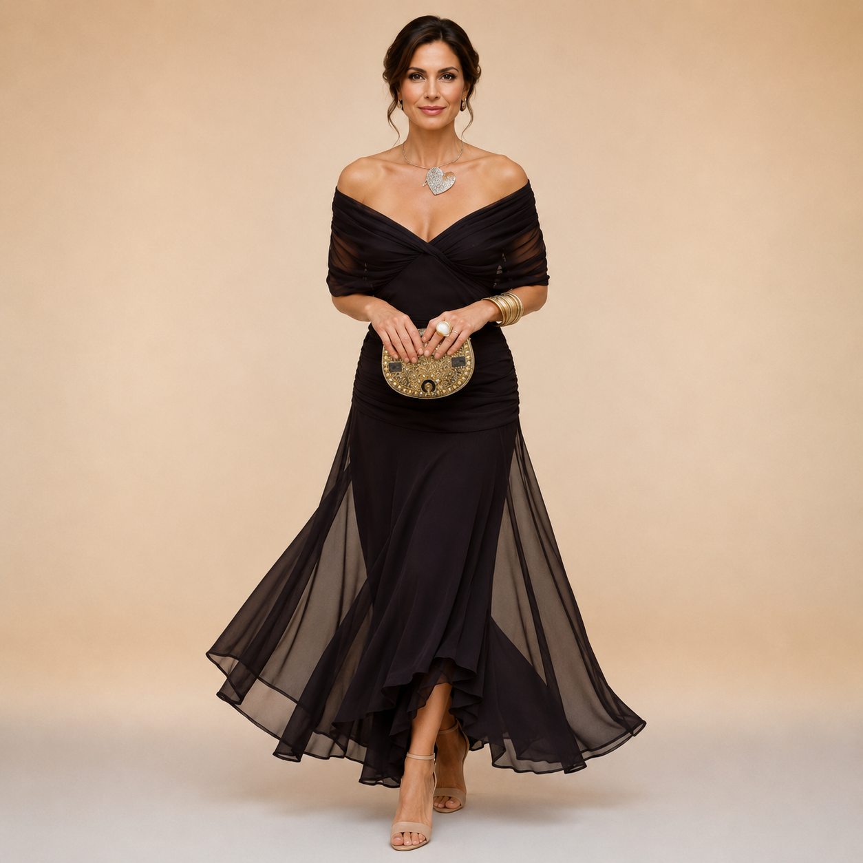 ELLISE - ELEGANTE MAXI ABITO DA FESTA