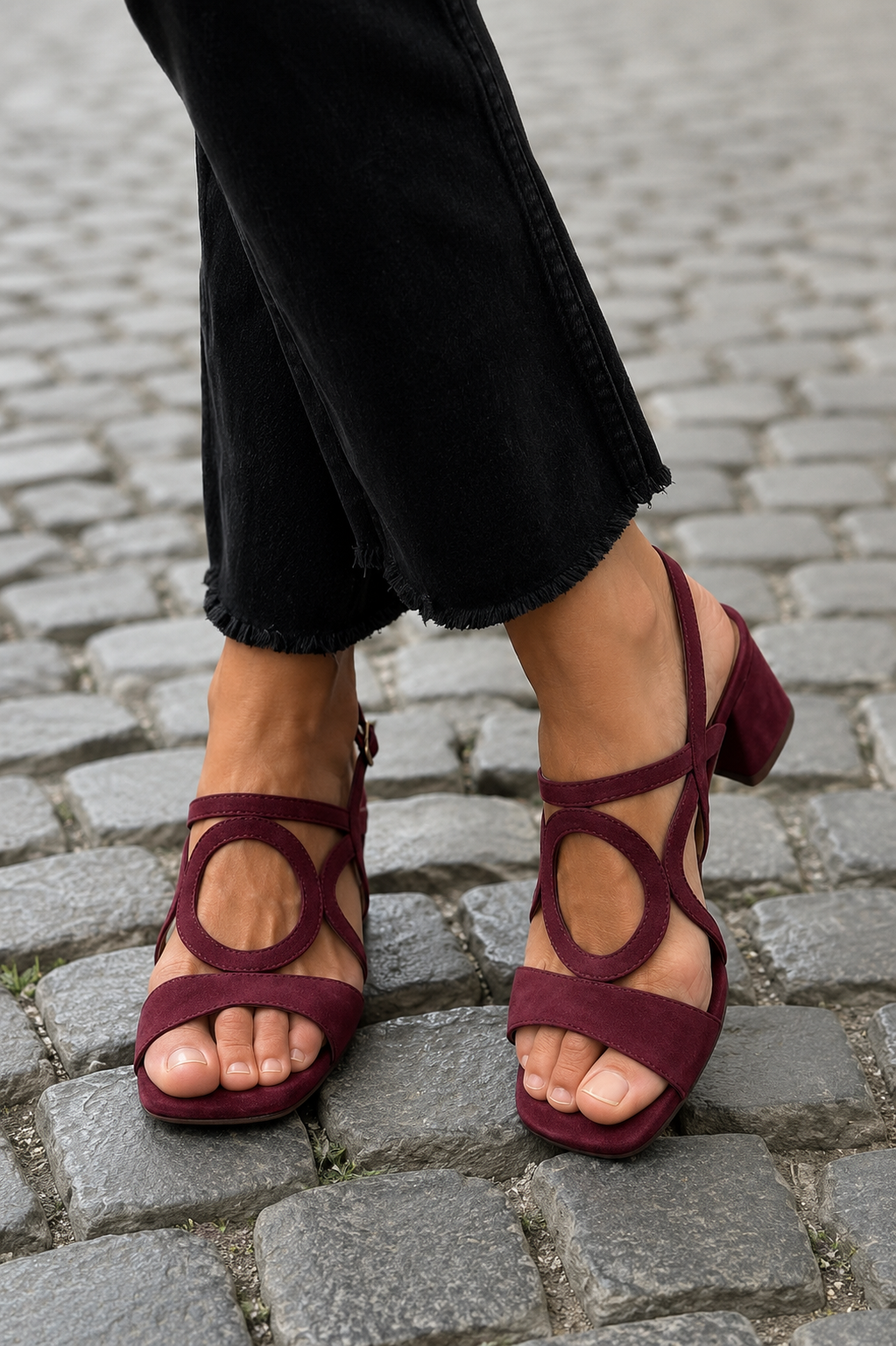 SCOTTY - SANDALI CON TACCO GEOMETRIC LIME POP