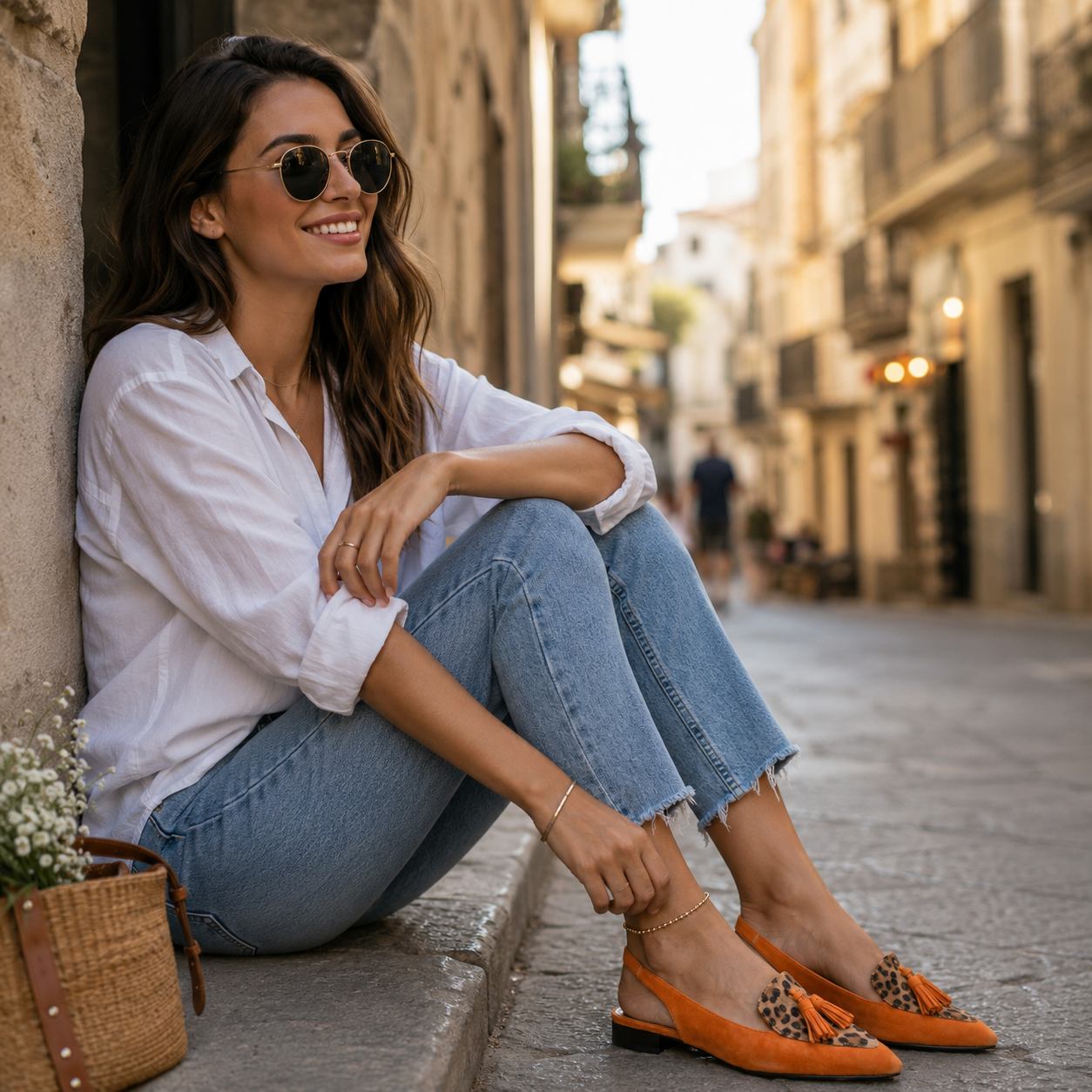 ELIZA | SANDALI CON CINTURINI E NAPPINE