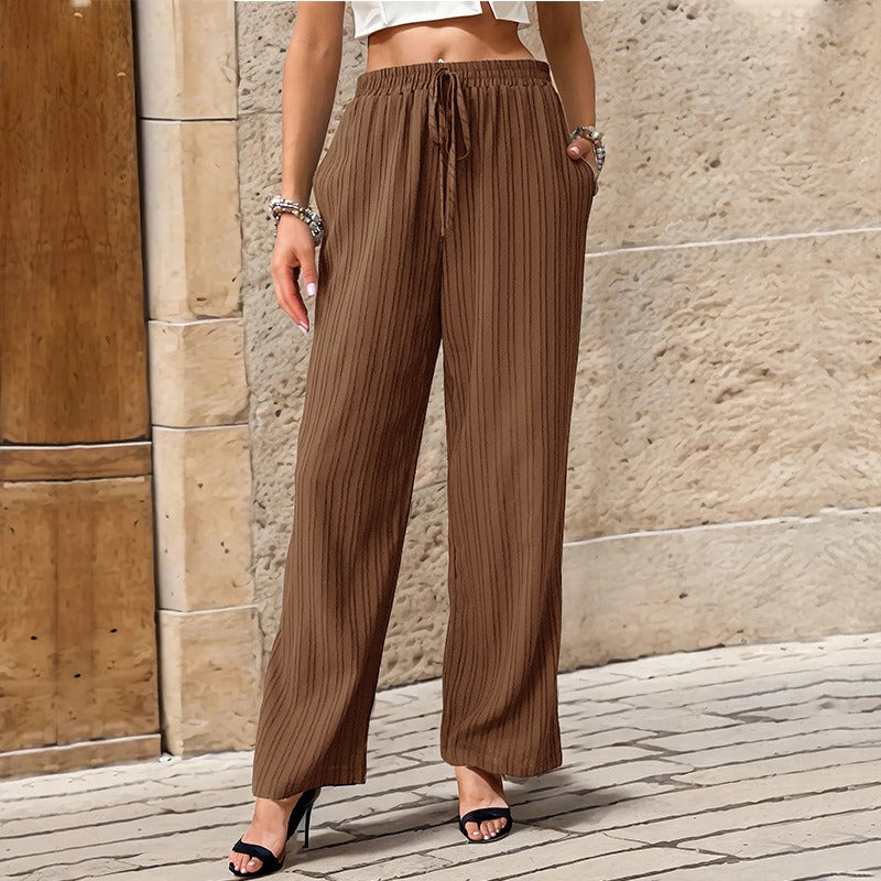 DEBORAH | PANTALON DÉCONTRACTÉ PLISSÉ