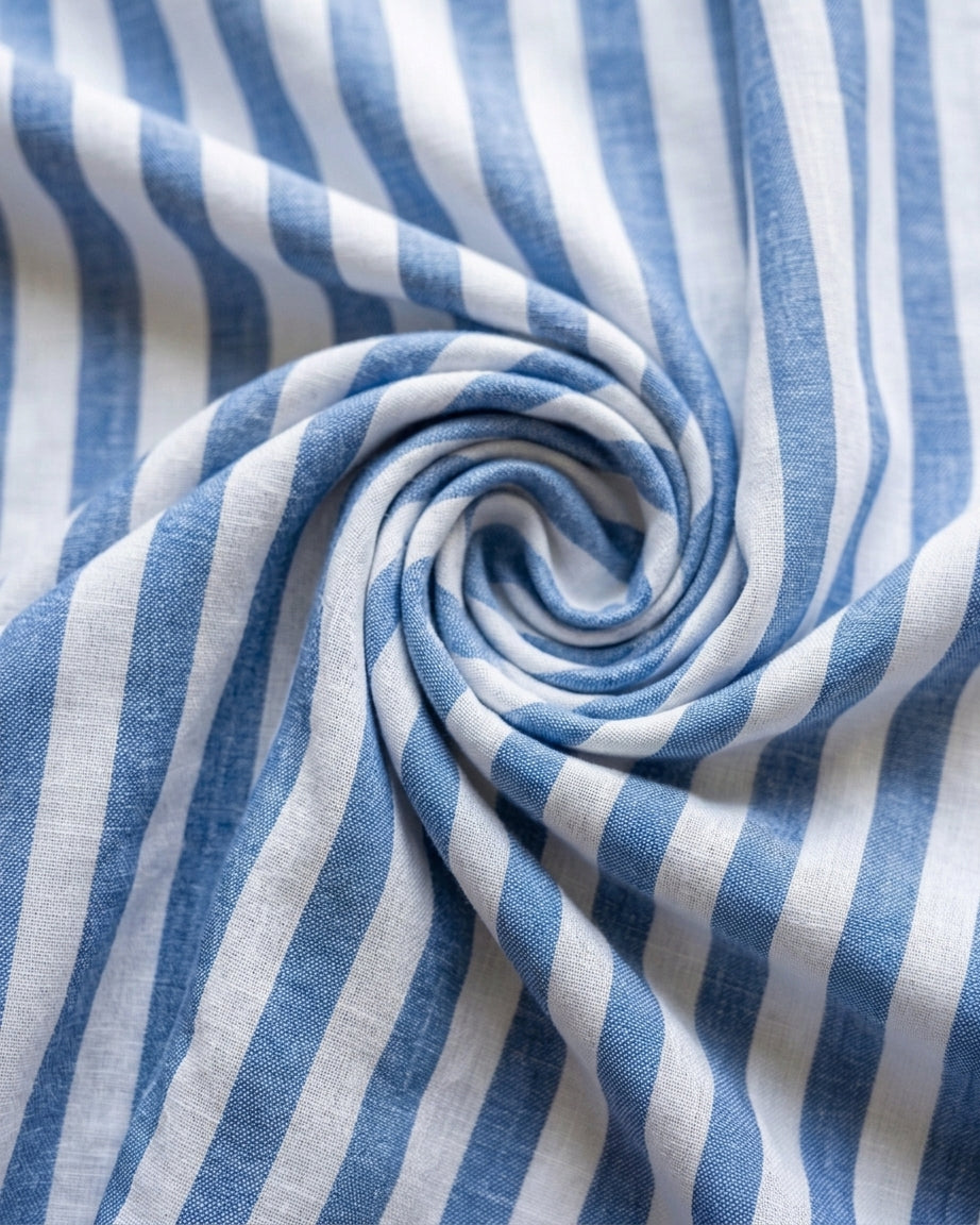 PHILIP - LUSSUOSA CAMICIA DI LINO A RIGHE