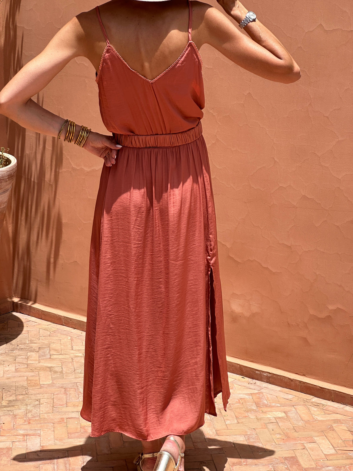 SERAPHI | ABITO TERRACOTTA