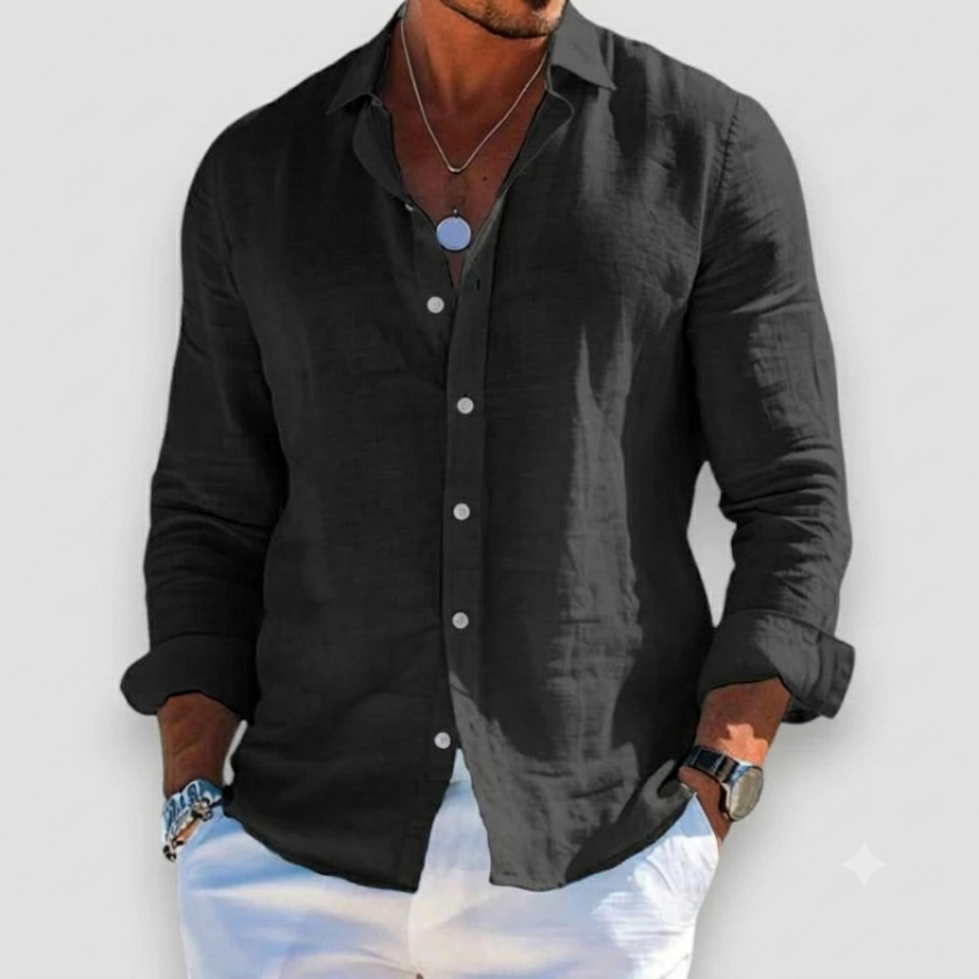 LUCAS - CAMICIA IN LINO ELEGANTE E LEGGERA