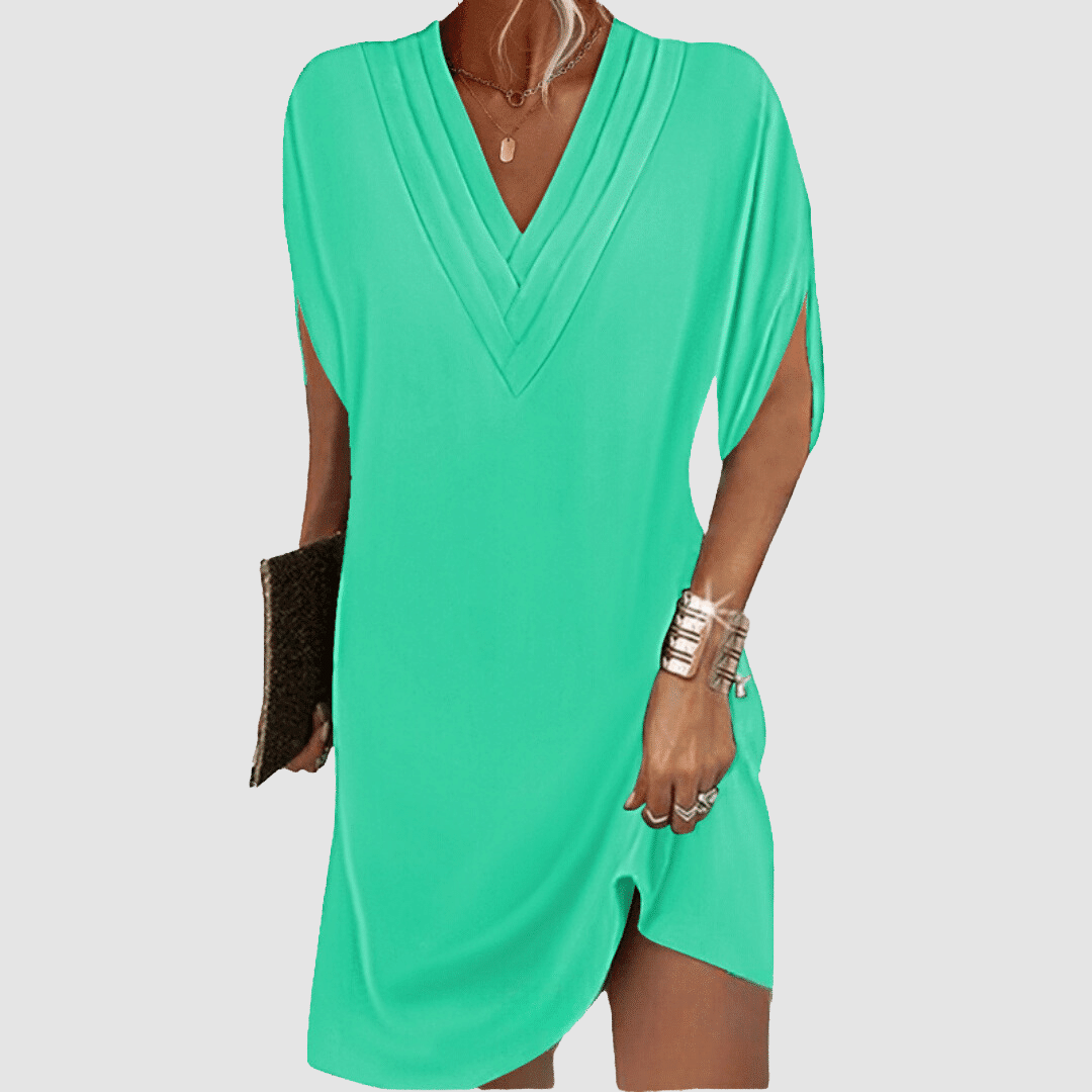 AMY™ - ELEGANTE ABITO A MEZZA MANICA