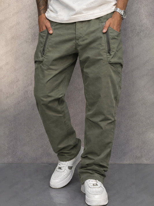 MITCH - COMODI PANTALONI CARGO IN COTONE