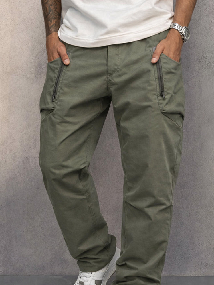 MITCH - COMODI PANTALONI CARGO IN COTONE