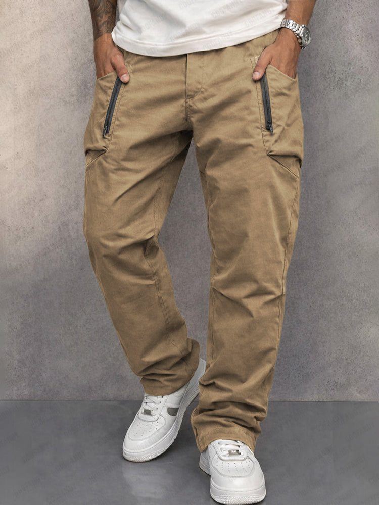 MITCH - COMODI PANTALONI CARGO IN COTONE