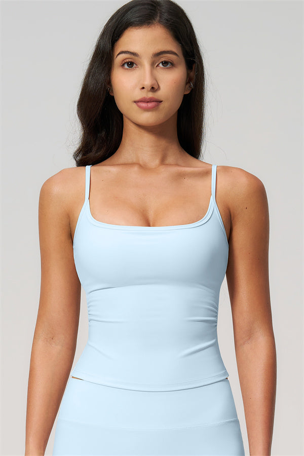 NARISSA - COMPLETO 2 PEZZI CON TOP A CANOTTA E PANTALONI CROP A GAMBA LARGA