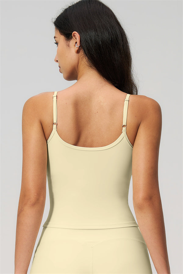 NARISSA - COMPLETO 2 PEZZI CON TOP A CANOTTA E PANTALONI CROP A GAMBA LARGA