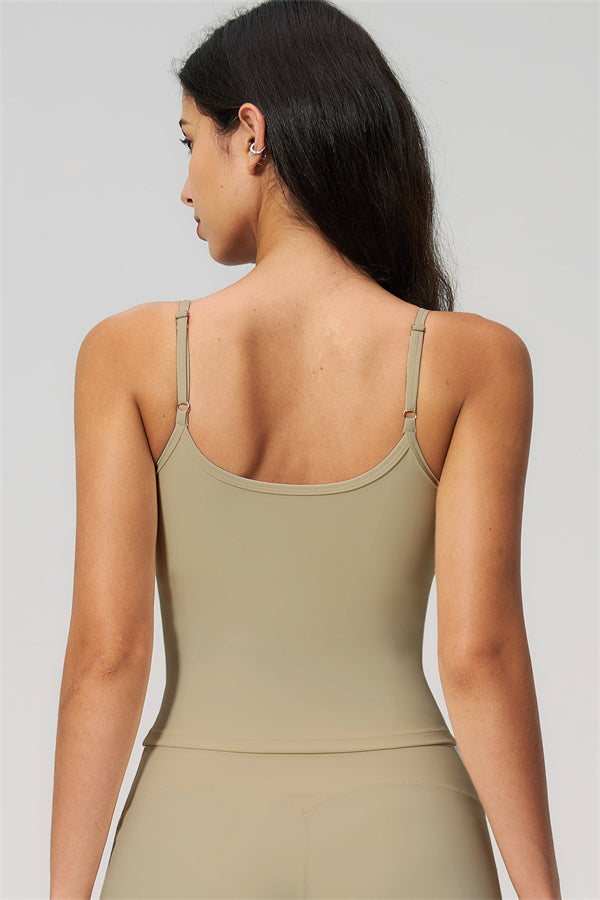 NARISSA - COMPLETO 2 PEZZI CON TOP A CANOTTA E PANTALONI CROP A GAMBA LARGA