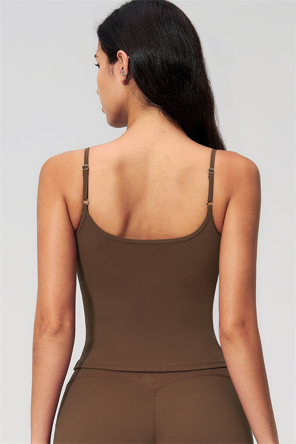 NARISSA - COMPLETO 2 PEZZI CON TOP A CANOTTA E PANTALONI CROP A GAMBA LARGA
