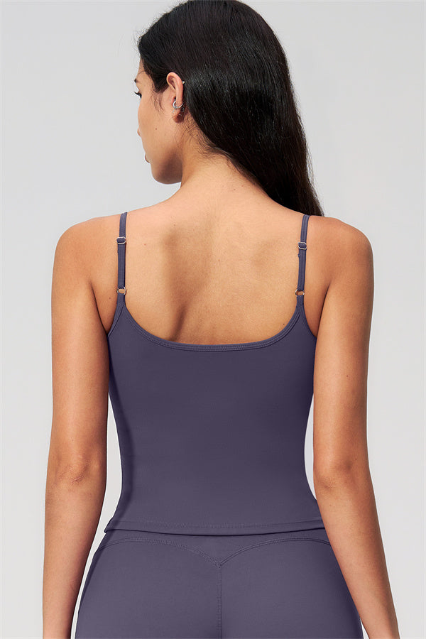 NARISSA - COMPLETO 2 PEZZI CON TOP A CANOTTA E PANTALONI CROP A GAMBA LARGA