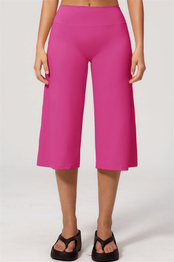 NARISSA - COMPLETO 2 PEZZI CON TOP A CANOTTA E PANTALONI CROP A GAMBA LARGA