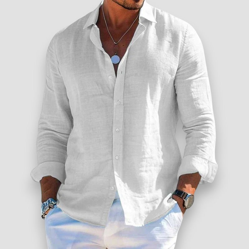LUCAS - CAMICIA IN LINO ELEGANTE E LEGGERA