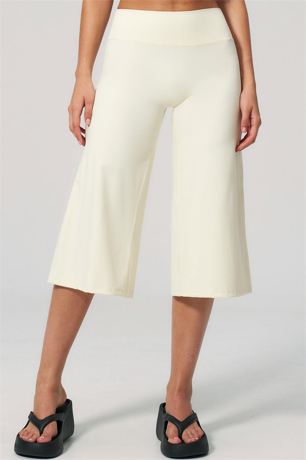 NARISSA - COMPLETO 2 PEZZI CON TOP A CANOTTA E PANTALONI CROP A GAMBA LARGA