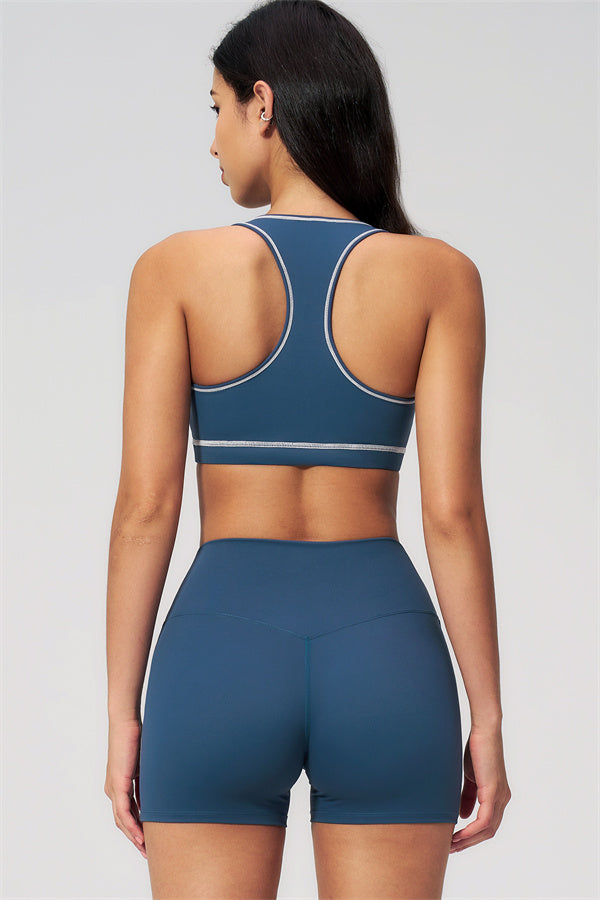 MHEL - SET 2 PEZZI VENUS CON REGGISENO SPORTIVO E SHORTS